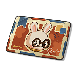 印着呱呱的积分卡